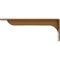 Ekena Millwork Embrey Steel Bracket, Hammered Gold 2"W x 14"D x 5 1/4"H BKTM02X14X05EBHGO - alternate 10